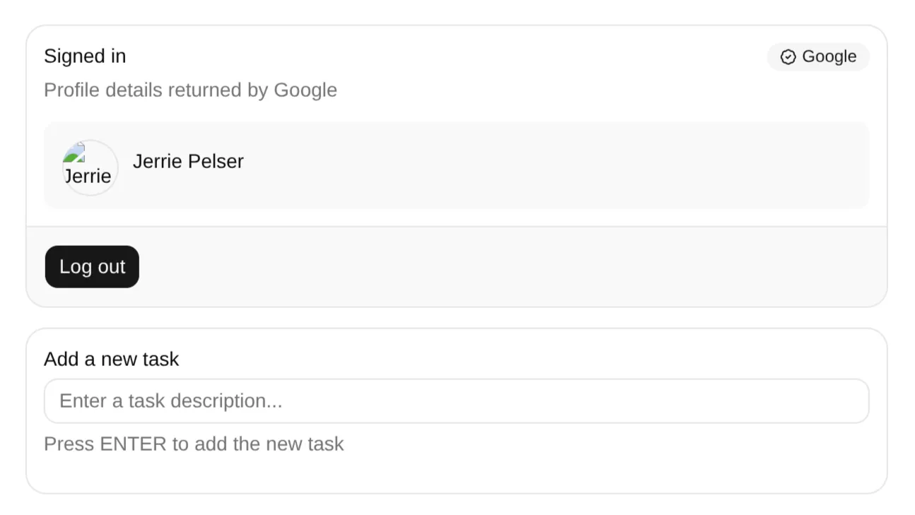 Missing user claims